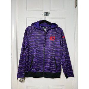 Nike Dri-Fit Kevin Durant Stiped Puple Full Zip Youth XL Hoodie - EUC